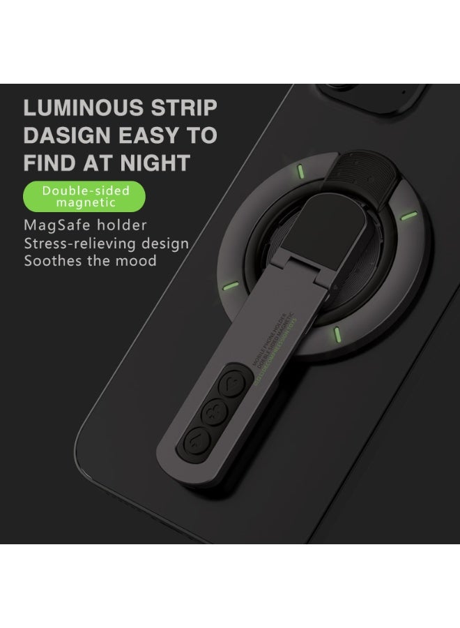 360° adjustable, magnetic decompression phone holder, compatible with MagSafe (strong magnetic adsorption), suitable for iPhone 16e/16/15/14/13/12 and all Samsung smartphones. - Image 1